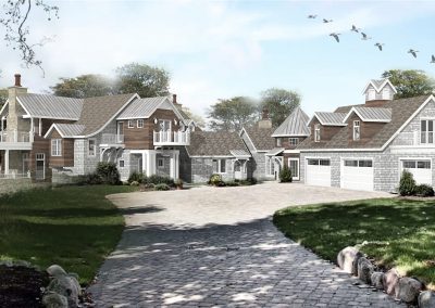 digital rendering of AKIN lake house