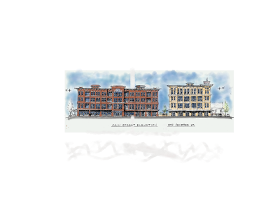 Marker rendering of two buildings at 705 genesee st