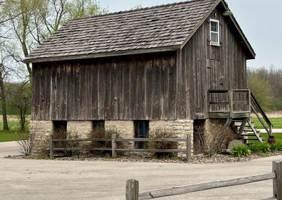 exterior of an old barn