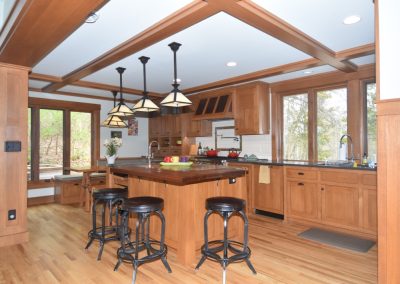 modern cabin kitchen